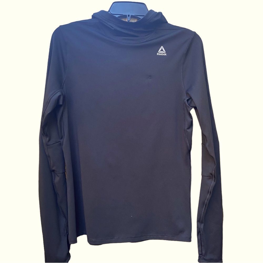 Reebok Speed Wick Black Hoodie Size M Woman’s